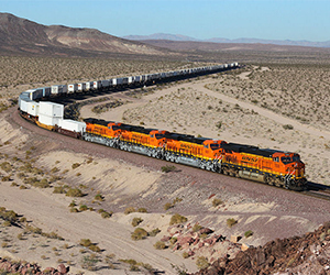 BNSF in the Mojave